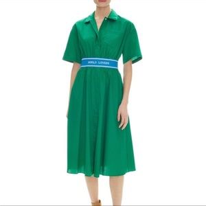 Sandro World Lovers Green Dress